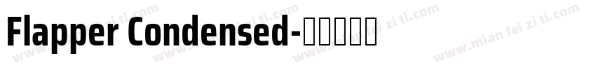 Flapper Condensed字体转换